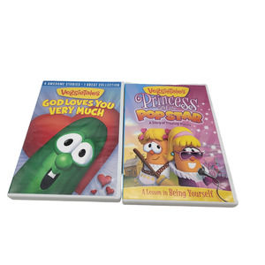 Veggietales Princess and the Pop Star and God Loves You Very Much DVD Set